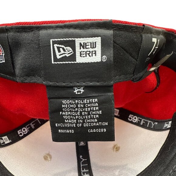 Fresno Grizzlies MiLB Taco Theme Night 59Fifty New Era Red/White/Green Sz 7 1/4 - Picture 9 of 13